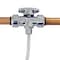 Apollo 1/2 in. x 1/2 in. Push-To-Connect x 1/4 O.D. Compression Chromed Brass Compression Stop Tee Valve FSBVT121214C - alternate 4